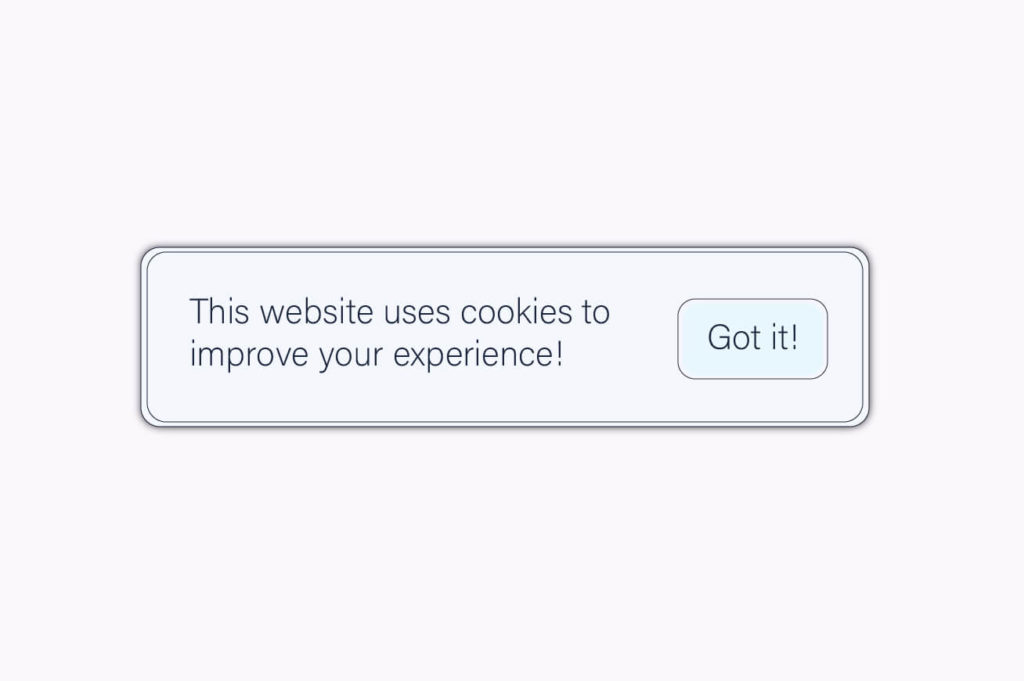 Cookie notice reading this website uses cookies to improve your experience
