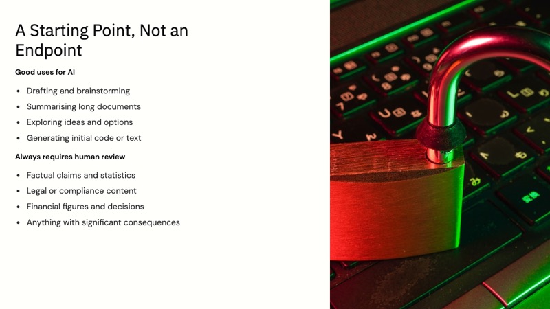 AI Safety Essentials course slide 10