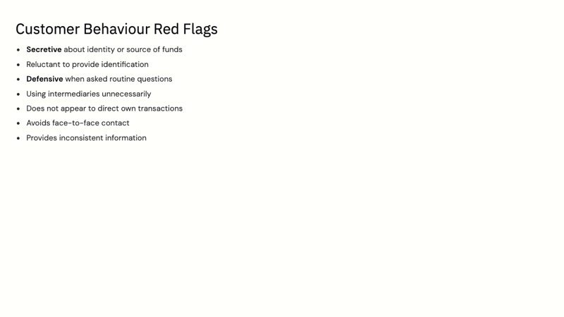 Anti-Money Laundering course slide 6