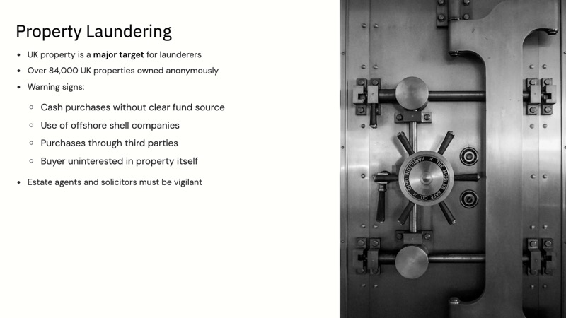 Anti-Money Laundering course slide 8