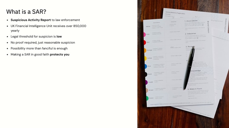 Anti-Money Laundering course slide 9