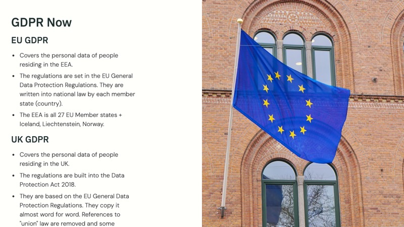 GDPR Essentials course slide 2