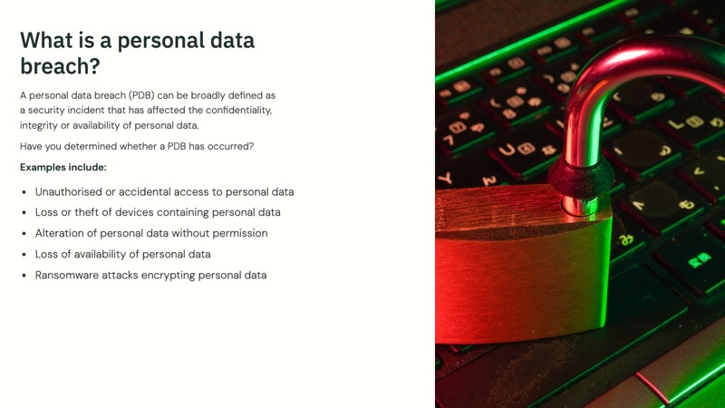 GDPR Essentials course slide 10
