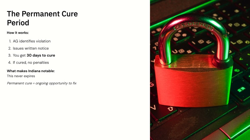 Indiana Consumer Data Protection Act course slide 8