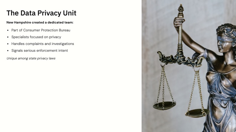 New Hampshire Privacy Act course slide 3