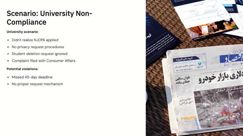 New Jersey Data Protection Act course slide 9