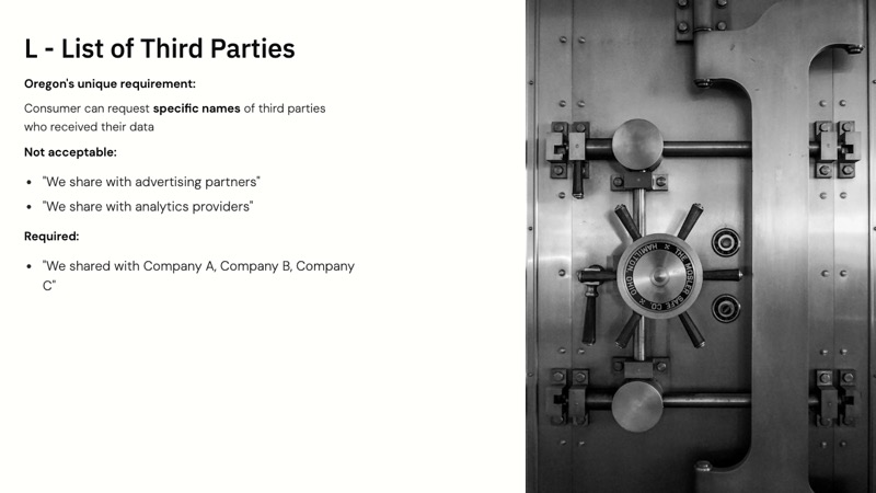 Oregon Consumer Privacy Act course slide 6