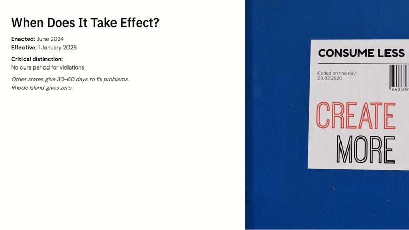 Rhode Island Data Transparency and Privacy Protection Act course slide 1