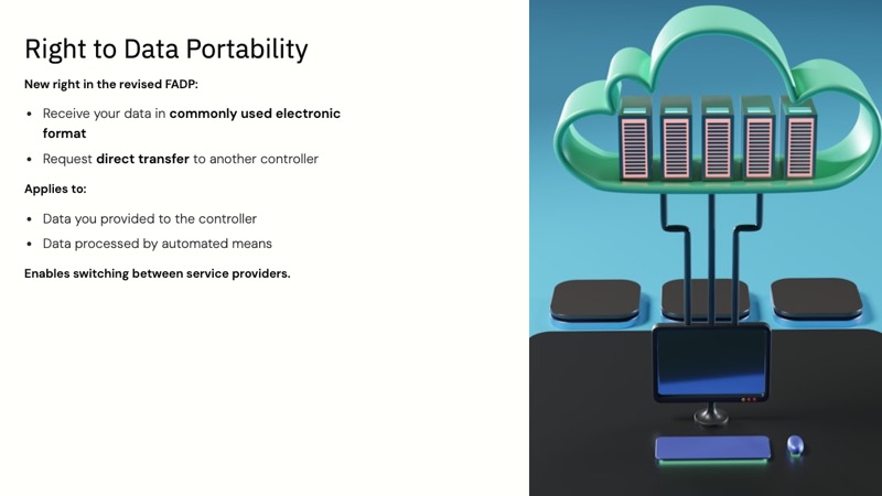 Swiss Federal Act on Data Protection course slide 4