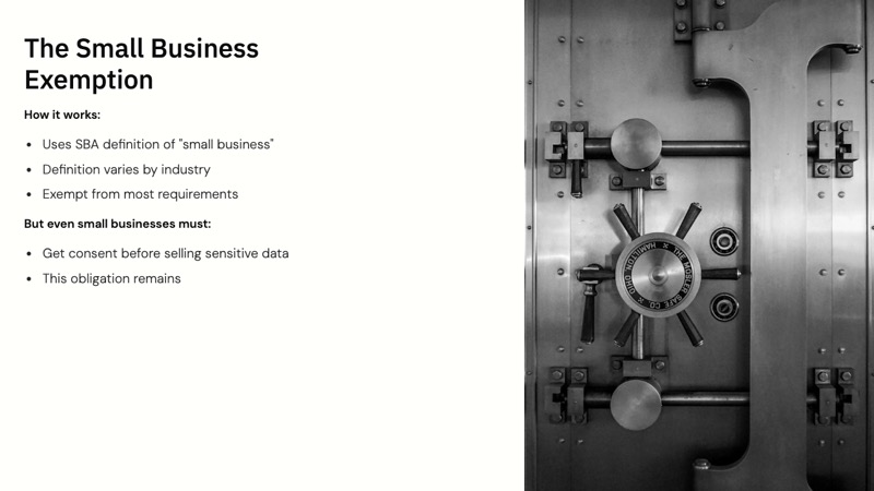 Texas Data Privacy and Security Act course slide 3